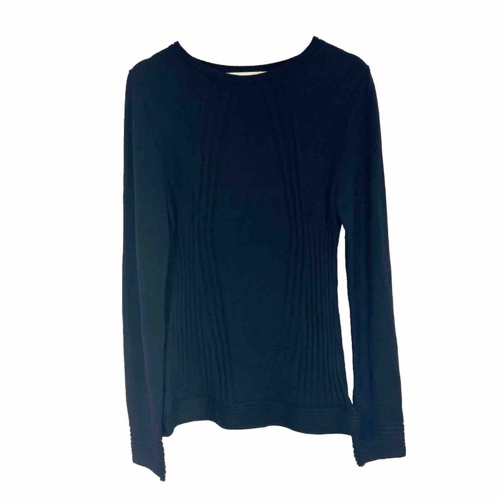 NWT Katherine Barclay Pullover Sweater Long Sleeves Black Sz S